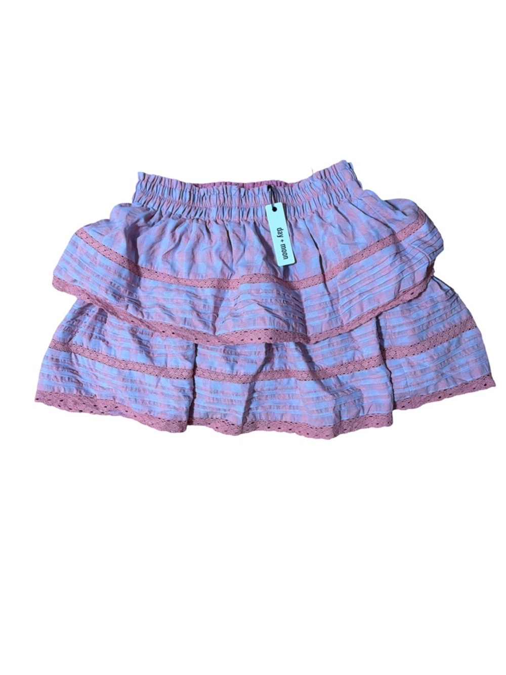 Lilac Eyelet Skater Skirt Unknown Brand Large
